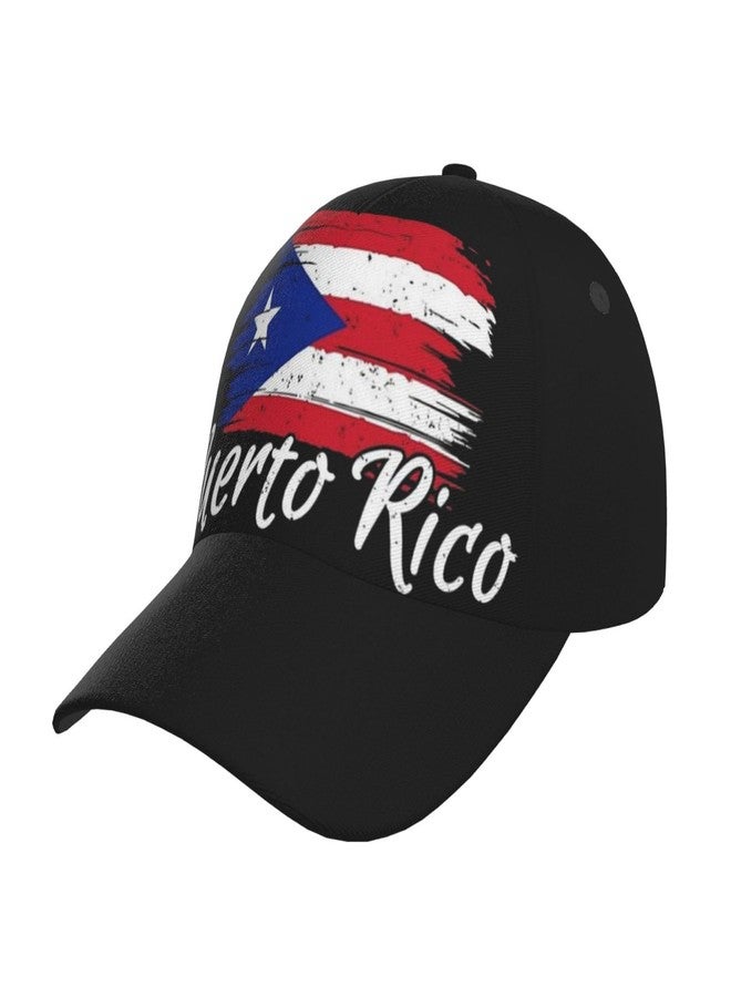 ASYG Puerto Rico Flag Cap Puerto Rico Baseball Cap Puerto Sun Hat Adjustable Cap Flag Hat Trucker Hat Cap for Women Men - Image 2